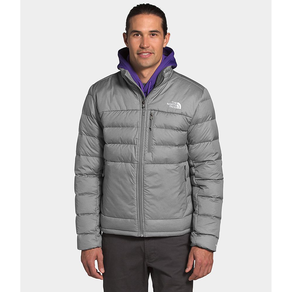 The North Face Winter Jacket Mens Australia - The North Face Aconcagua 2 Grey (BWL-905237)